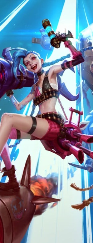 Jinx on her Bomb